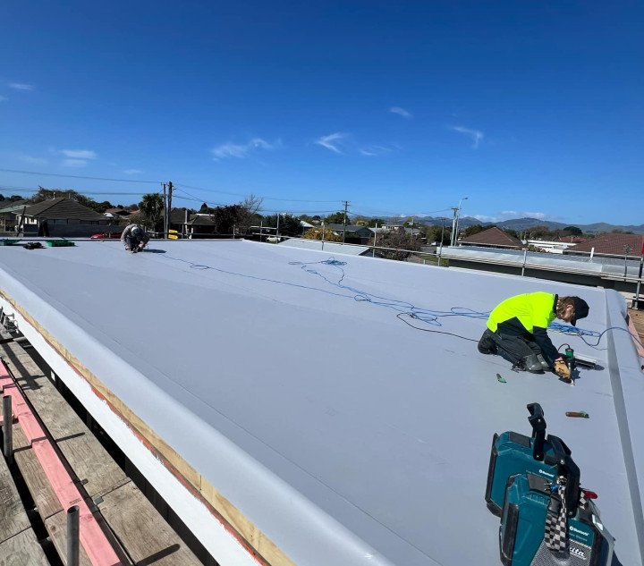 Hills Carpentry Viking Enviroclad TPO Membrane re roof